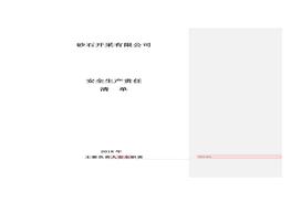 全生產(chǎn)責(zé)任制清單（20頁(yè))doc