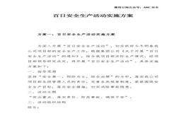 百日安全生產(chǎn)活動(dòng)實(shí)施方案docx