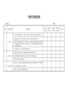 氣瓶專項檢查表docx