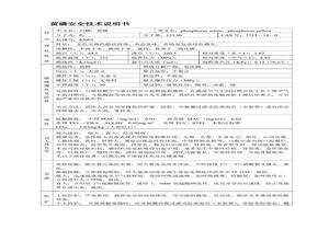 氯氣、黃磷、三氯化磷安全技術(shù)說明書docx