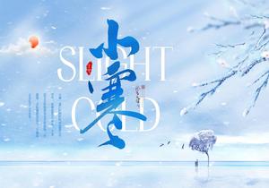 二十四節(jié)氣小寒動態(tài)PPTpptx